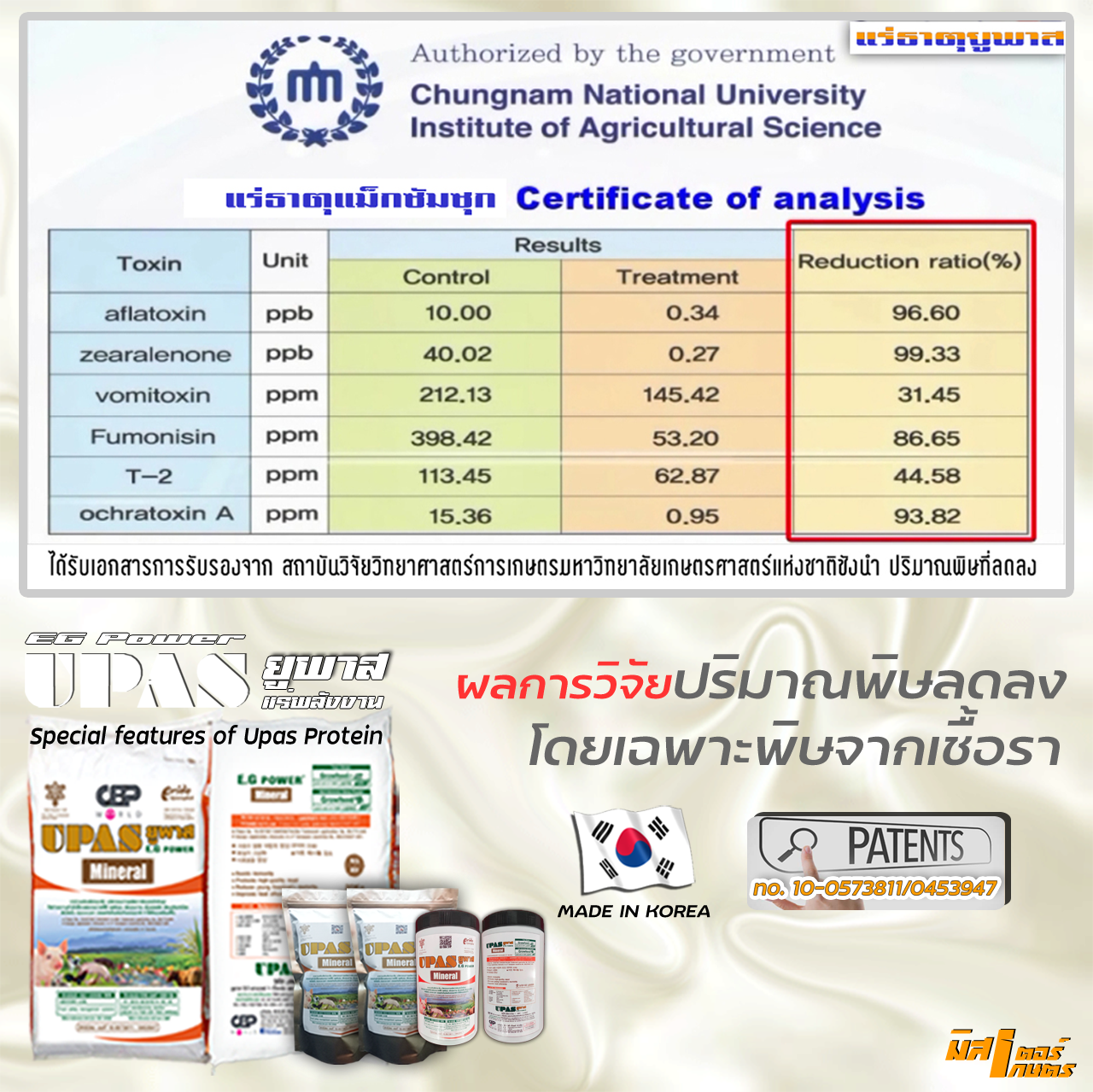 ยูพาส อีจี Upas mineral eg power macsumsuk Korea 